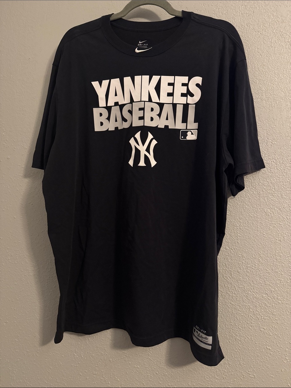 Nike Yankees Baseball Tee - Black/White